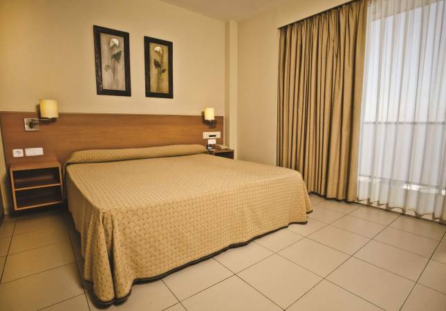 Románticas habitaciones en Hotel Lodomar Spa & Talasoterapia. La mayor comodidad con los mejores precios de Murcia